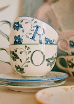 Sezane La Vaisselle|Tasse Poème - Bleu Orage