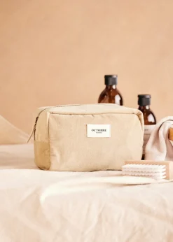 Sezane Accessoires|Trousse De Toilette Twyman Velours Côtelé