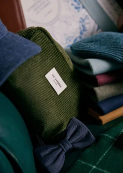 Sezane Accessoires|Trousse De Toilette Twyman Velours Côtelé