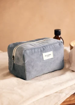 Sezane Accessoires|Trousse De Toilette Twyman Velours Côtelé