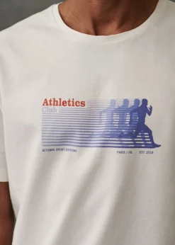 Sezane T-shirts motif|T-shirts manches courtes|T-Shirt Athletics Club