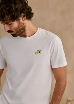 Sezane T-shirts motif|T-shirts manches courtes|T-Shirt Citron