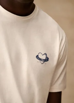 Sezane T-shirts motif|T-shirts manches courtes|T-Shirt Coeur