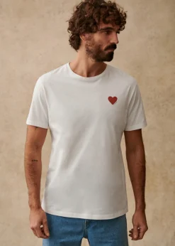 Sezane T-shirts motif|T-Shirt Coeur Chamade