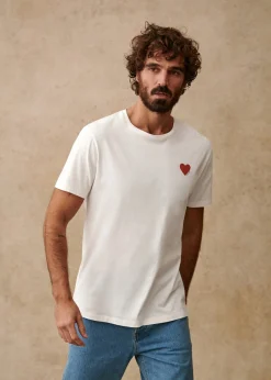 Sezane T-shirts motif|T-Shirt Coeur Chamade
