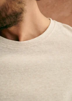 Sezane T-shirts manches courtes|T-Shirts coton lin|T-Shirt Fabio