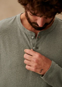 Sezane T-Shirts coton lin|Col tunisien|T-Shirt Gordon