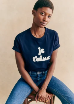 Sezane T-shirts|T-Shirt Je T'aime