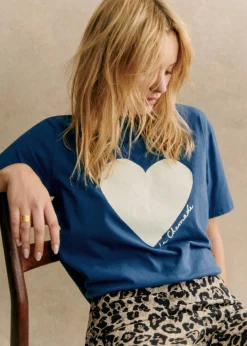 Sezane T-shirts|T-Shirt La Chamade