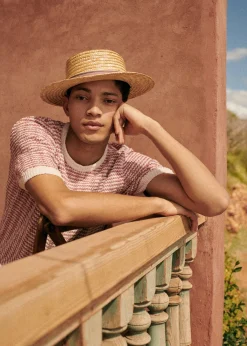 Sezane Pulls manches courtes|T-Shirts maille|T-Shirt Maille Lucky