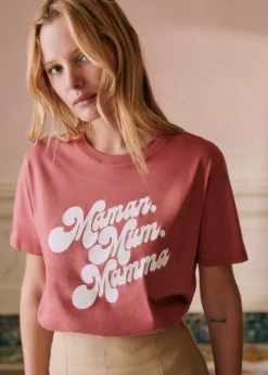 Sezane T-shirts|T-Shirt Maman Mum Mamma