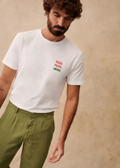 Sezane T-shirts motif|T-Shirt Pizza Pasta Amore