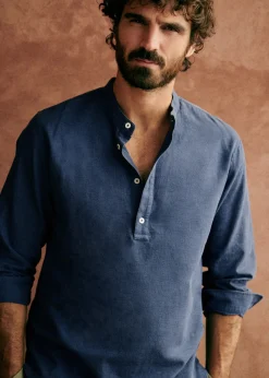 Sezane Chemises col mao|Chemises rayures|Tunique Buster