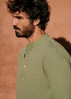 Sezane Chemises col mao|Chemises rayures|Tunique Buster