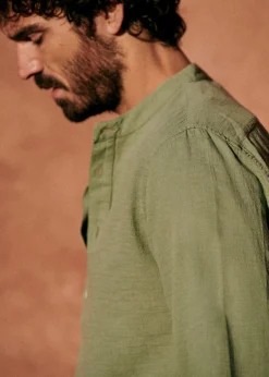 Sezane Chemises col mao|Chemises rayures|Tunique Buster