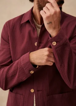 Sezane Vestes & Manteaux|Vestes coton|Veste Tim Coton Texturé