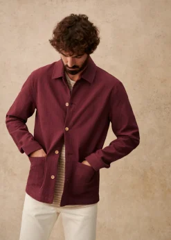 Sezane Vestes & Manteaux|Vestes coton|Veste Tim Coton Texturé